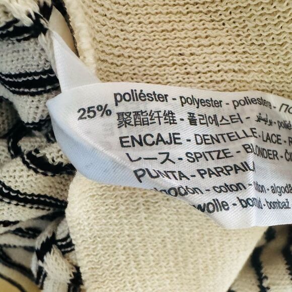 ZARA COMBINATION STRIPED SWEATER - Picture 4 of 5